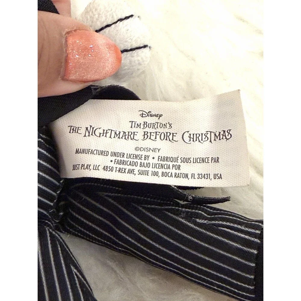 Disney Nightmare Before Christmas Jack Skellington 8 Inches Plush EUC with Tags